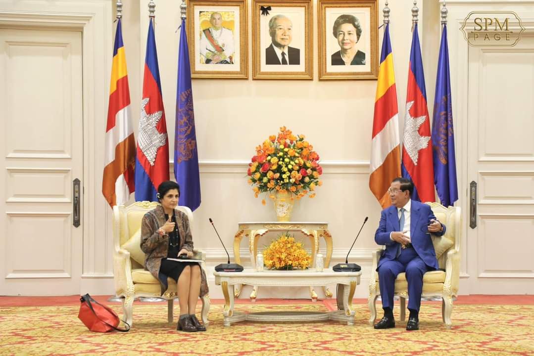 សម្តេចតេជោ ហ៊ុន សែន អនុញ្ញាត ឲ្យ អនុប្រធាន មូលនិធិអន្តរជាតិ សម្រាប់ អភិវឌ្ឍន៍ កសិកម្ម ចូល ជួប សម្តែងការគួរសម និងពិភាក្សាការងារ
