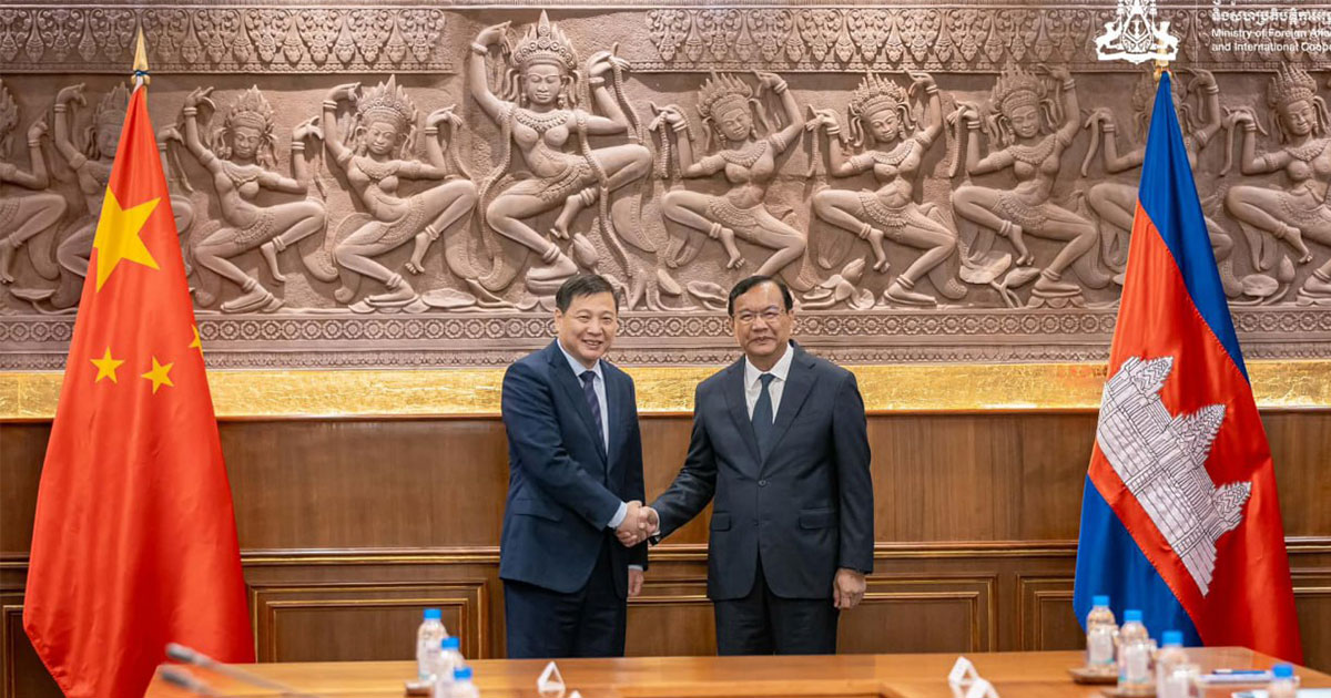 កម្ពុជា-ចិន ប្តេជ្ញាចិត្តបង្កើនកិច្ចសហប្រតិបត្តិការនៃភាពជាដៃគូយុទ្ធសាស្ត្រគ្រប់ជ្រុងជ្រោយឱ្យកាន់តែស៊ីជម្រៅ