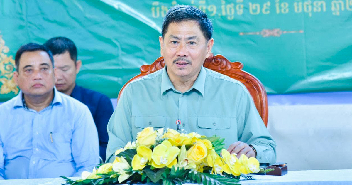 ឯកឧត្តម ឧត្តមសេនីយ៍ឯក ជួន ណារិន្ទ អញ្ជេីញបើកការដ្ឋានគម្រោងសាងសង់និងជួសជុលលូរំដោះទឹកជំនន់ ៦៣៨ម៉ែត្រ នៅក្នុងសង្កាត់បឹងទំពន់ទី១