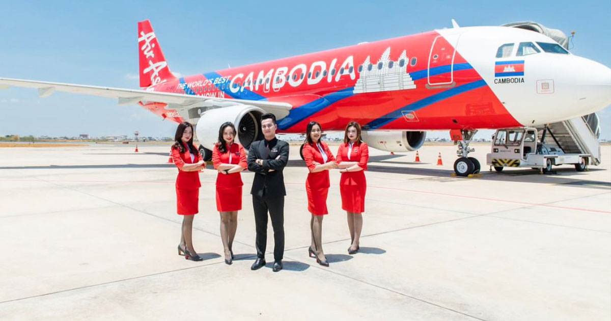 ក្រុមហ៊ុន AirAsia Cambodia ពង្រីកបន្ថែមជើងហោះហើរថ្មីទៅកាន់ទីក្រុងសិង្ហបុរី នៅក្នុងបណ្តាញហោះហើរអន្តរជាតិរបស់ខ្លួន
