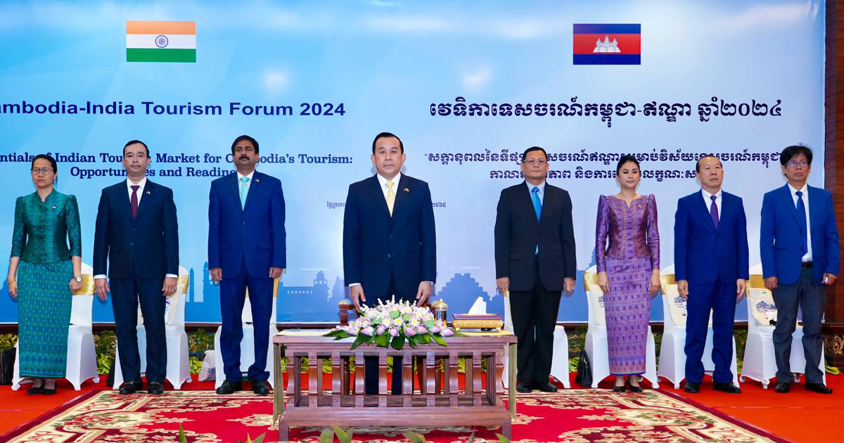រដ្ឋមន្ត្រីក្រសួងទេសចរណ៍អំពាវនាវឱ្យឥណ្ឌាជួយផ្សព្វផ្សាយព័ត៌មានពិតអំពីកម្ពុជាមានគោលដៅទេសចរណ៍ដ៏សម្បូរបែប