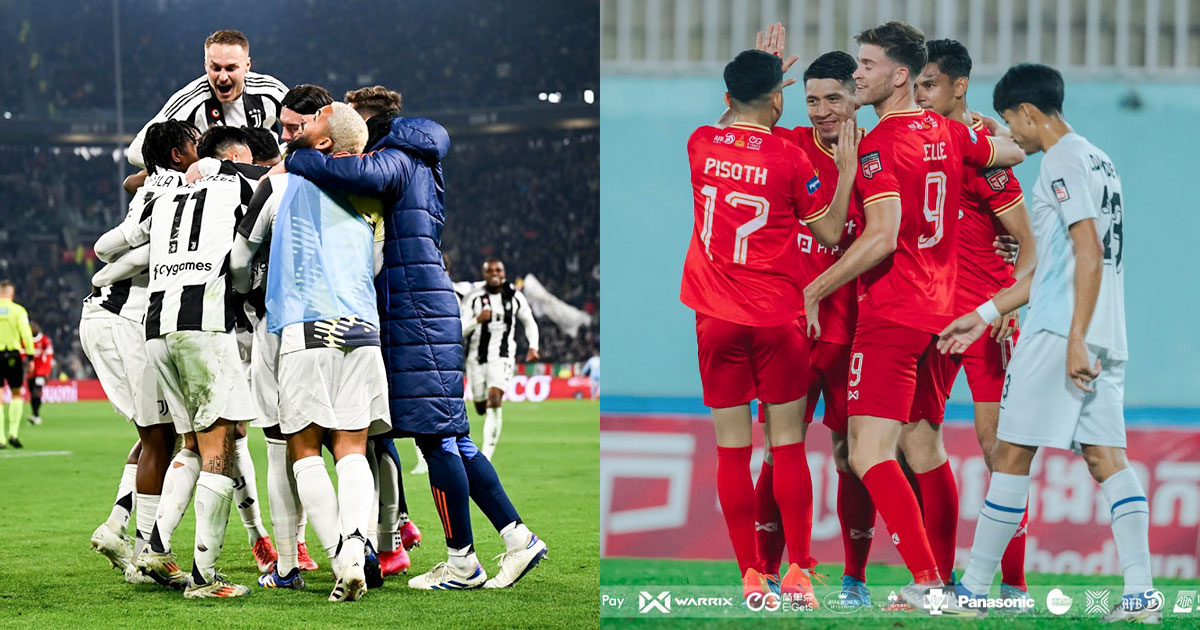 ភ្នំពេញក្រោន PSG និង Juventus ស្ថិតក្នុងចំណោមក្រុមបាល់ទាត់មិនស្គាល់ចាញ់ទាំង ១២ របស់ពិភពលោក ក្នុងរដូវកាលនេះ