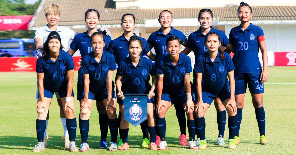 ជម្រើសជាតិនារីកម្ពុជា ប៉ះ ជម្រើសជាតិនារីហ្គាំ ត្រៀមពានរង្វាន់ AFC Women’s Asian Cup Australia 2026 Qualifiers