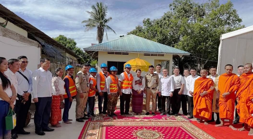 លោកឧត្តមសេនីយ៍ទោ សែម គន្ធា ប្រារព្វពិធីក្រុងពាលី សាងសង់អគាររដ្ឋបាល និងរោងជាងនៅឃ្លាំងគ្រប់គ្រងអាវុធ គ្រឿងផ្ទុះ “ព្រែកប្រា”