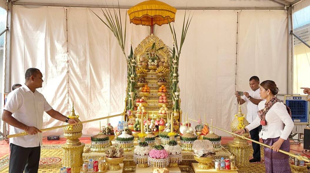លោកឧត្តមសេនីយ៍ទោ សែម គន្ធា ប្រារព្វពិធីក្រុងពាលី សាងសង់អគាររដ្ឋបាល និងរោងជាងនៅឃ្លាំងគ្រប់គ្រងអាវុធ គ្រឿងផ្ទុះ “ព្រែកប្រា”