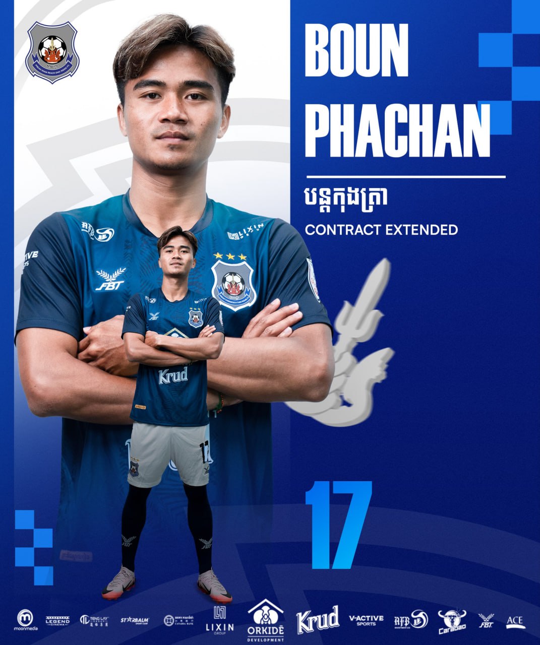 តោះ!មកដឹងពីទីផ្សារដោះដូរកីឡាករលីគកំពូលកម្ពុជា គិតត្រឹមថ្ងៃ ពុធ នេះ