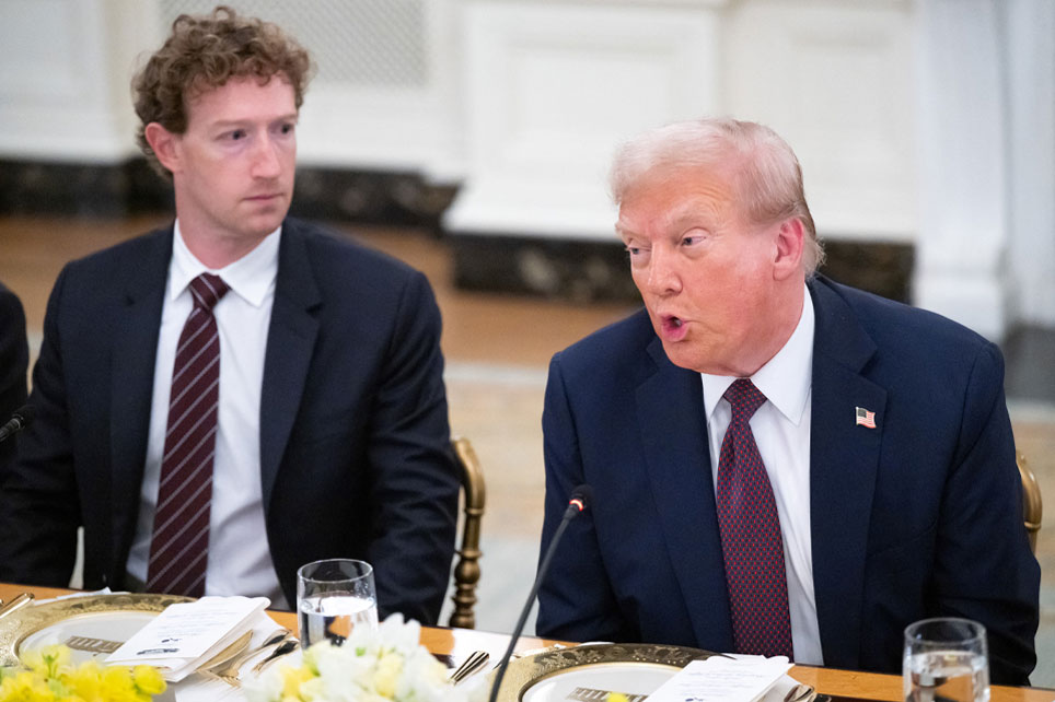 លោក Trump រៀបចំអាហារពេលល្ងាចជូនមេដឹកនាំបច្ចេកវិទ្យានៅសេតវិមាន ប៉ុន្តែអវត្តមានលោក Musk