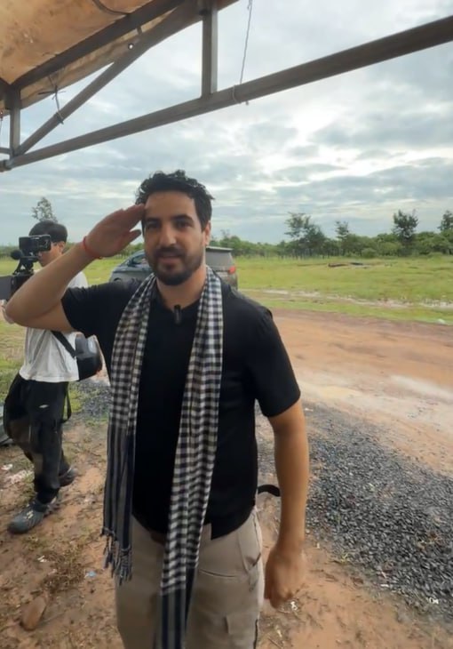 លោក Michael ចុះទៅផ្សព្វផ្សាយពីទុក្ខលំបាកពលរដ្ឋកម្ពុជាដែលរងគ្រោះដោយសារការឈ្លានពានពីទាហានថៃ