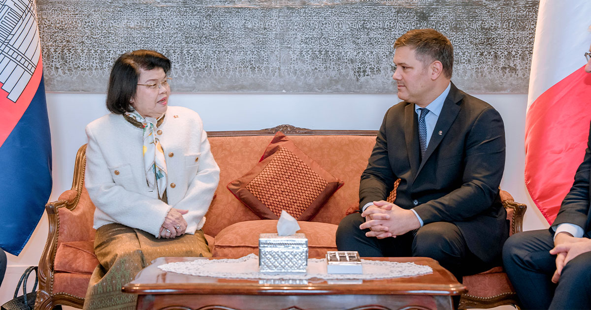 សម្តេចប្រធានរដ្ឋសភាកម្ពុជា ស្នើឲ្យបារាំងជំរុញអ្នកទេសចរ និងវិនិយោគមកកម្ពុជាបន្ថែមទៀត