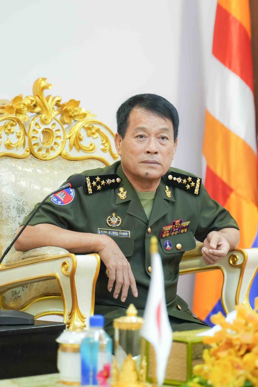 អគ្គមេបញ្ជាការកងទ័ពកម្ពុជាស្នើដល់ភាគីជប៉ុនធ្វើលំហាត់ហ្វឹកហ្វឺនរួមគ្នា