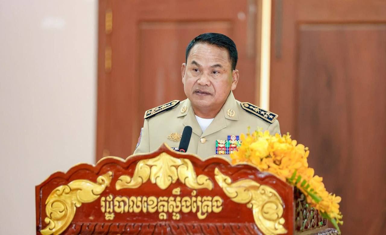 ឯកឧត្តមនាយឧត្តមសេនីយ៍ ស ថេត អញ្ជើញជាអធិបតីក្នុងពិធី ប្រកាសតែងតាំងស្នងការនគរបាលខេត្តស្ទឹងត្រែង
