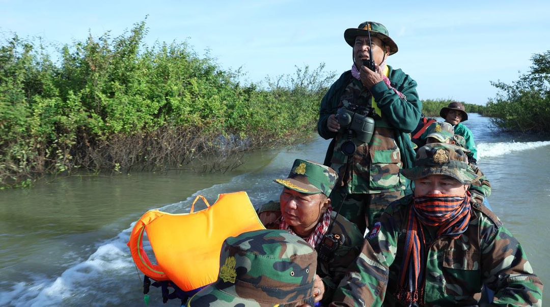 បង្ក្រាបឧបករណ៍បទល្មើសនេសាទខុសច្បាប់ ប្រវែងជាង ៥,៦០០ម៉ែត្រ នៅកំពង់ធំ
