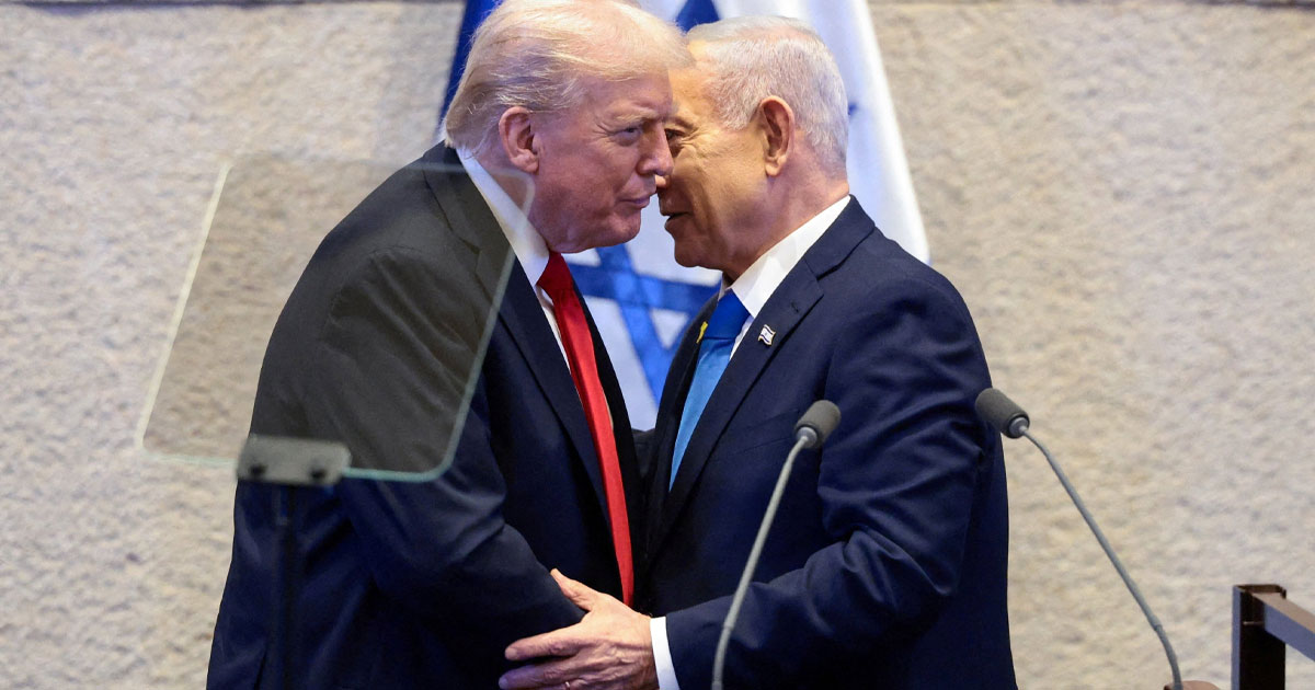 លោក ត្រាំ ប្រាប់ លោក នេតាន្យាហ៊ូ ឱ្យបន្តកិច្ចចរចានុយក្លេអ៊ែរជាមួយអ៊ីរ៉ង់