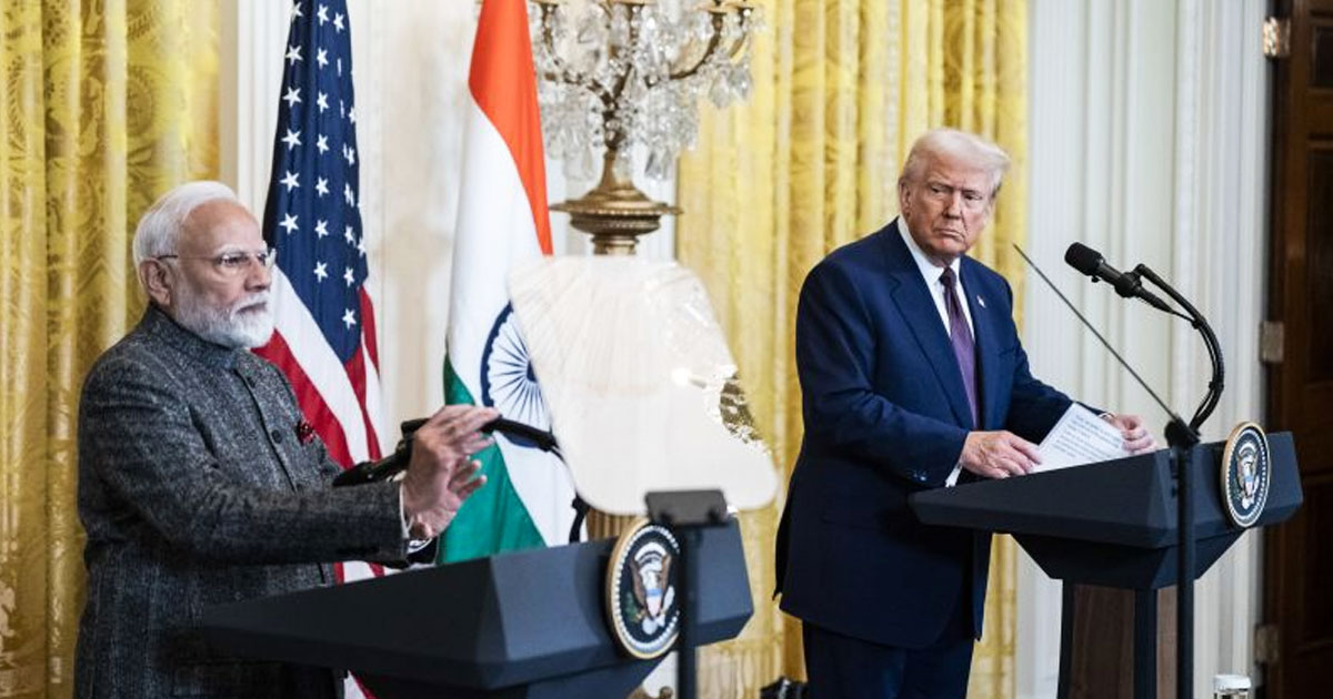 លោក ត្រាំ អះអាងថា នាយករដ្ឋមន្ត្រីឥណ្ឌា យល់ព្រមឈប់ទិញប្រេងរុស្ស៊ី