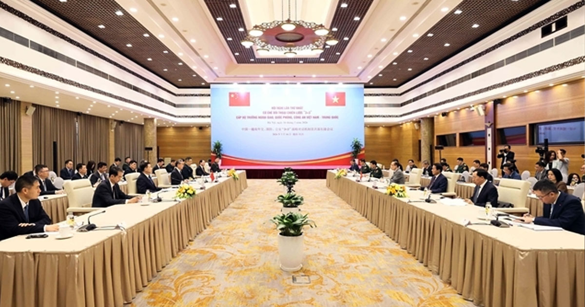 វៀតណាម និងចិន បើកកិច្ចសន្ទនាយុទ្ធសាស្ត្រថ្នាក់រដ្ឋមន្ត្រី ៣+៣ ជាលើកដំបូង