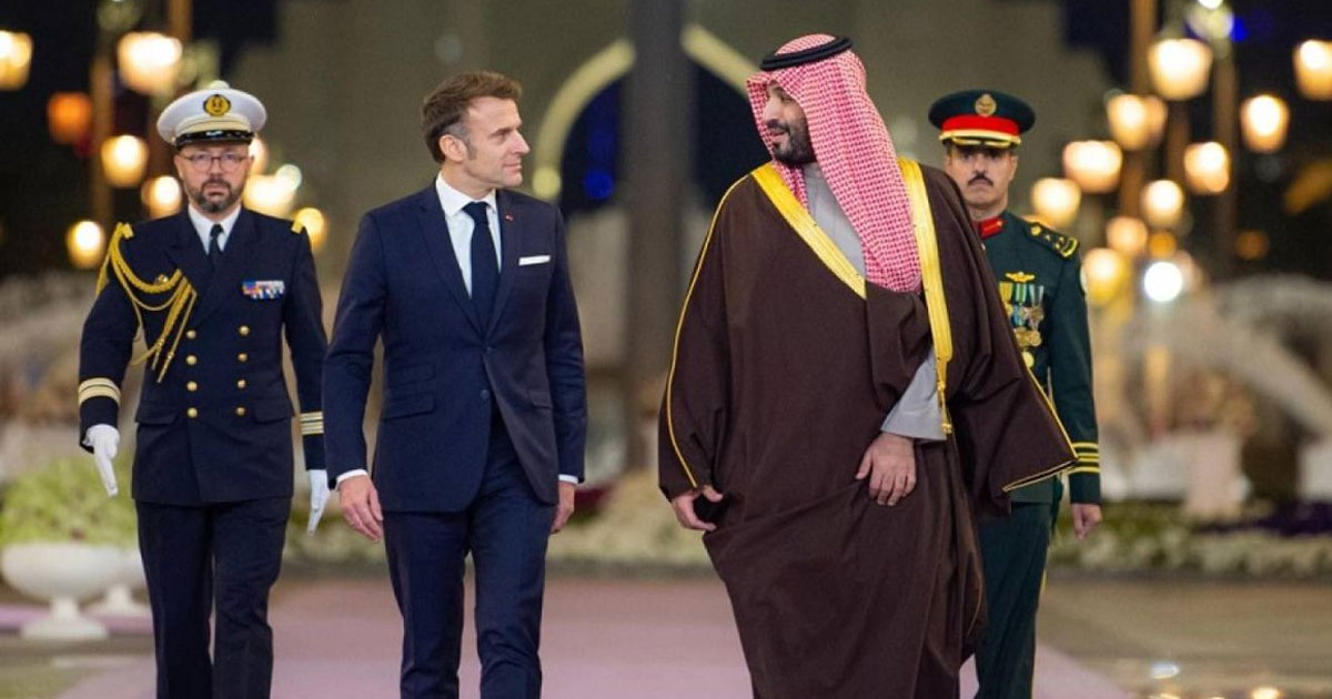 លោក Macron ថ្កោលទោសអ៊ីរ៉ង់ និងគាំទ្រអារ៉ាប៊ីសាអូឌីត