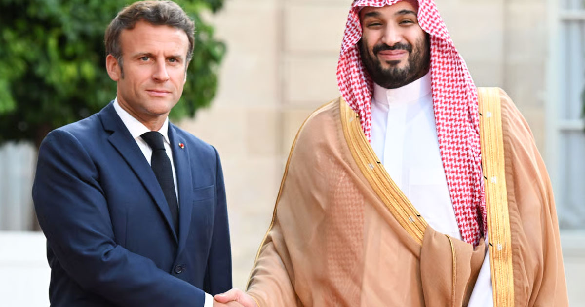 លោក Macron ថ្កោលទោសអ៊ីរ៉ង់ និងគាំទ្រអារ៉ាប៊ីសាអូឌីត