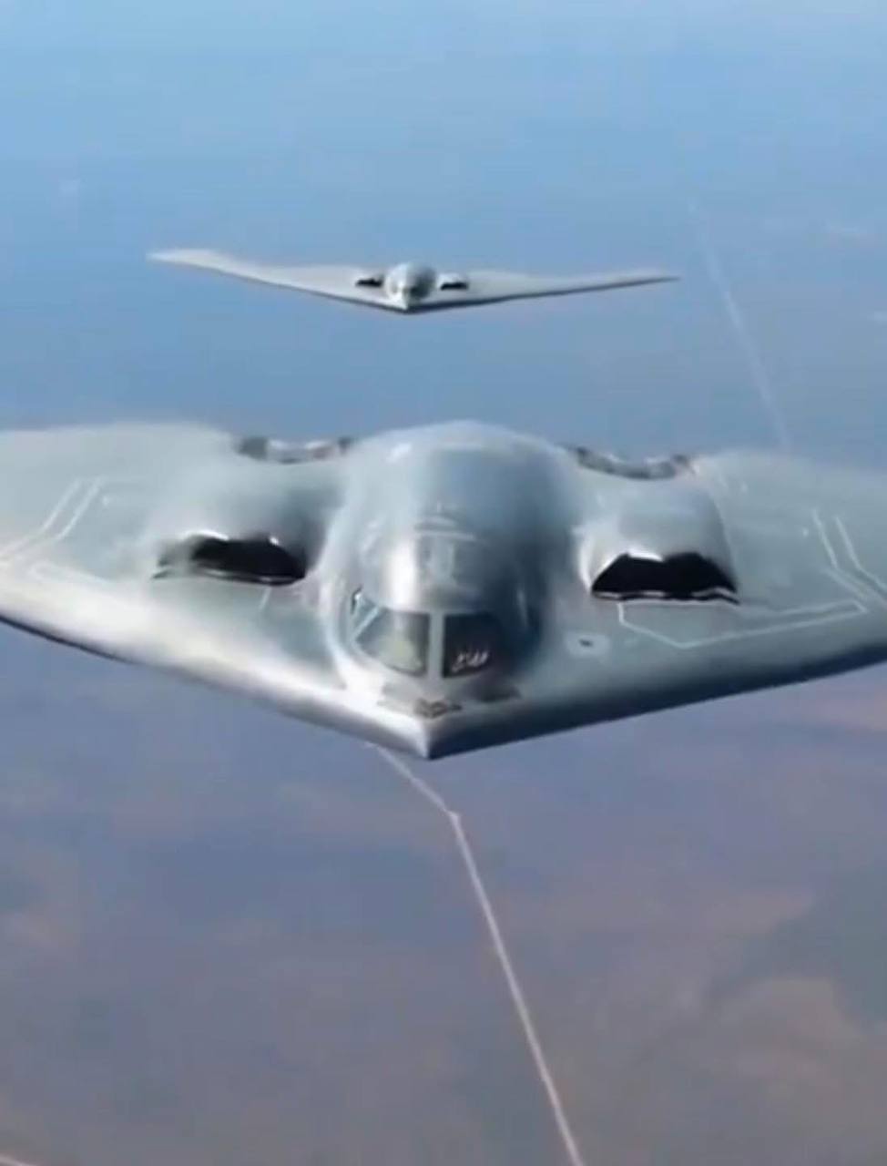 យន្តហោះទម្លាក់គ្រាប់បែក B-2 Spirit របស់អាមេរិក វាយប្រហារលើទីតាំងមីស៊ីលរបស់អ៊ីរ៉ង់