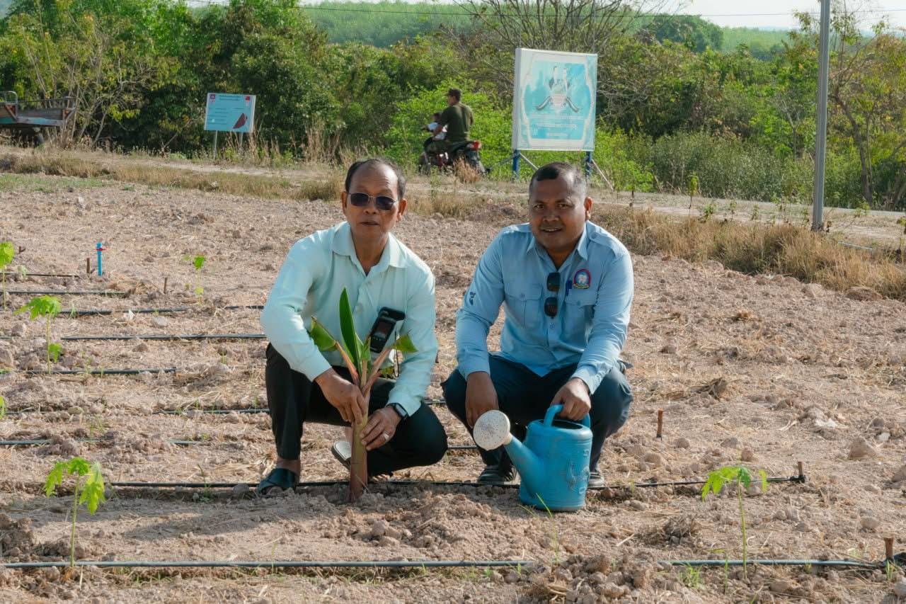 រដ្ឋបាលស្រុកបន្ទាយស្រីពន្លឿនការរៀបចំគម្រោងសួនកសិទេសចរណ៍ ឱ្យបានមុនបុណ្យចូលឆ្នាំខ្មែរ
