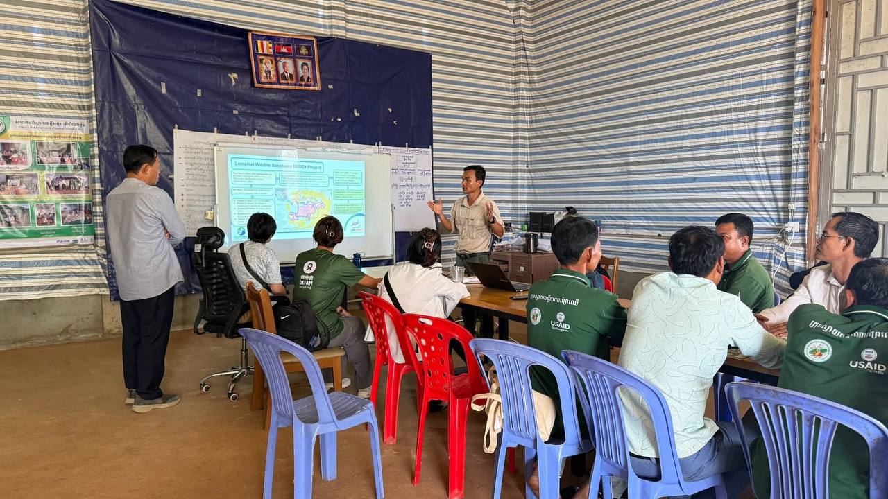 អង្គការ និងវិស័យឯកជនគាំទ្រសហគមន៍ផលិតស្រូវត្រយង និងសហគមន៍ផលិតស្វាយចន្ទីនៅដែនជម្រកសត្វព្រៃលំផាត់