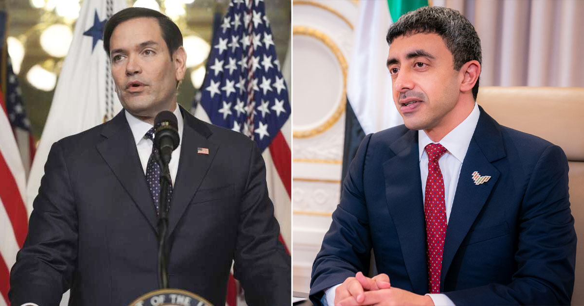 រដ្ឋមន្ត្រីការបរទេសអេមីរ៉ាតអារ៉ាប់រួម និងអាមេរិក ពិភាក្សាកិច្ចខិតខំសន្តិភាពនៅមជ្ឈិមបូព៌ា