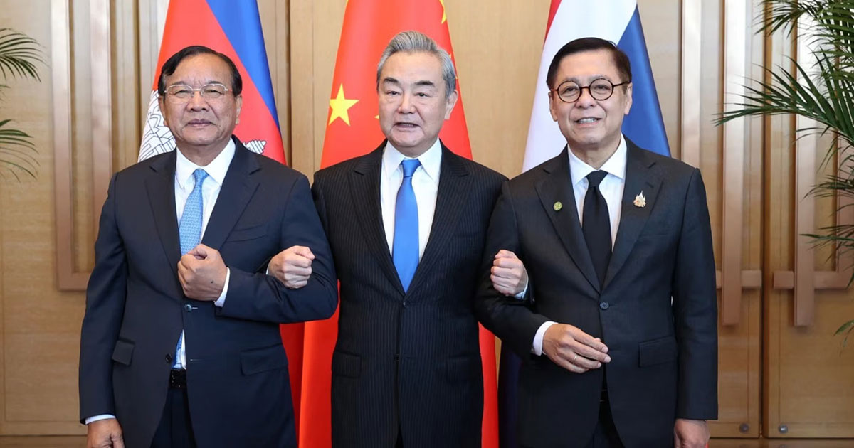 អ្នកជំនាញជួបជុំគ្នានៅទីក្រុងប៉េកាំង ដើម្បីផ្លាស់ប្តូរយោបល់អំពីការពង្រឹងសន្តិភាពតាមព្រំដែនកម្ពុជា–ថៃ