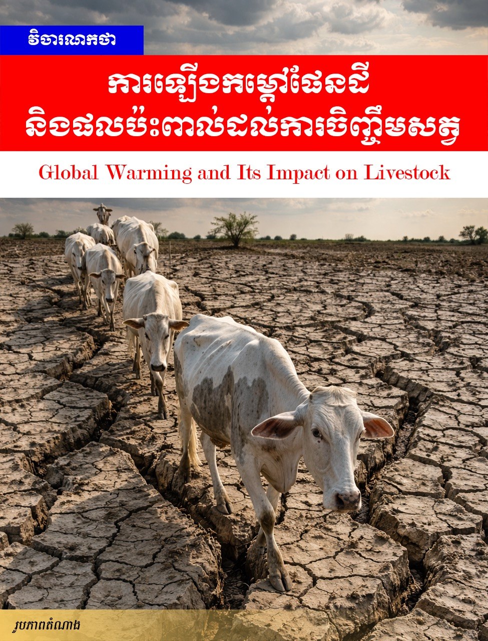 ក្រសួងបរិស្ថាន៖ ការឡើងកម្ដៅផែនដីធ្វើឱ្យប៉ះពាល់ដល់ការចិញ្ចឹមសត្វ