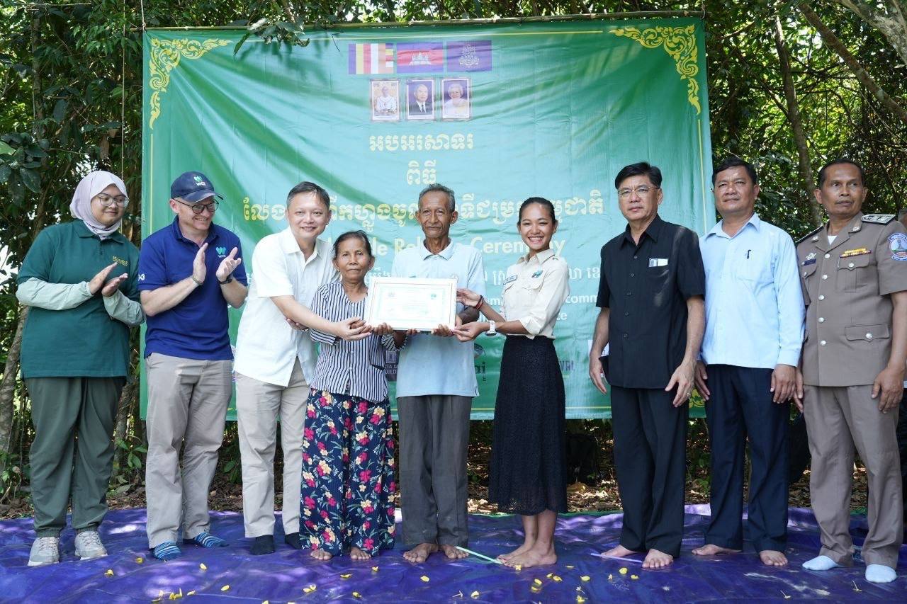 អណ្តើកហ្លួង ជាប្រភេទសត្វជិតផុតពូជ ចំនួន ២០ក្បាល ត្រូវបានលែងឱ្យចូលក្នុងដែនជម្រក ធម្មជាតិឡើងវិញ