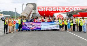 ក្រុមហ៊ុន AirAsia Malaysia បានចុះចតនៅខេត្តព្រះសីហនុឡើងវិញ