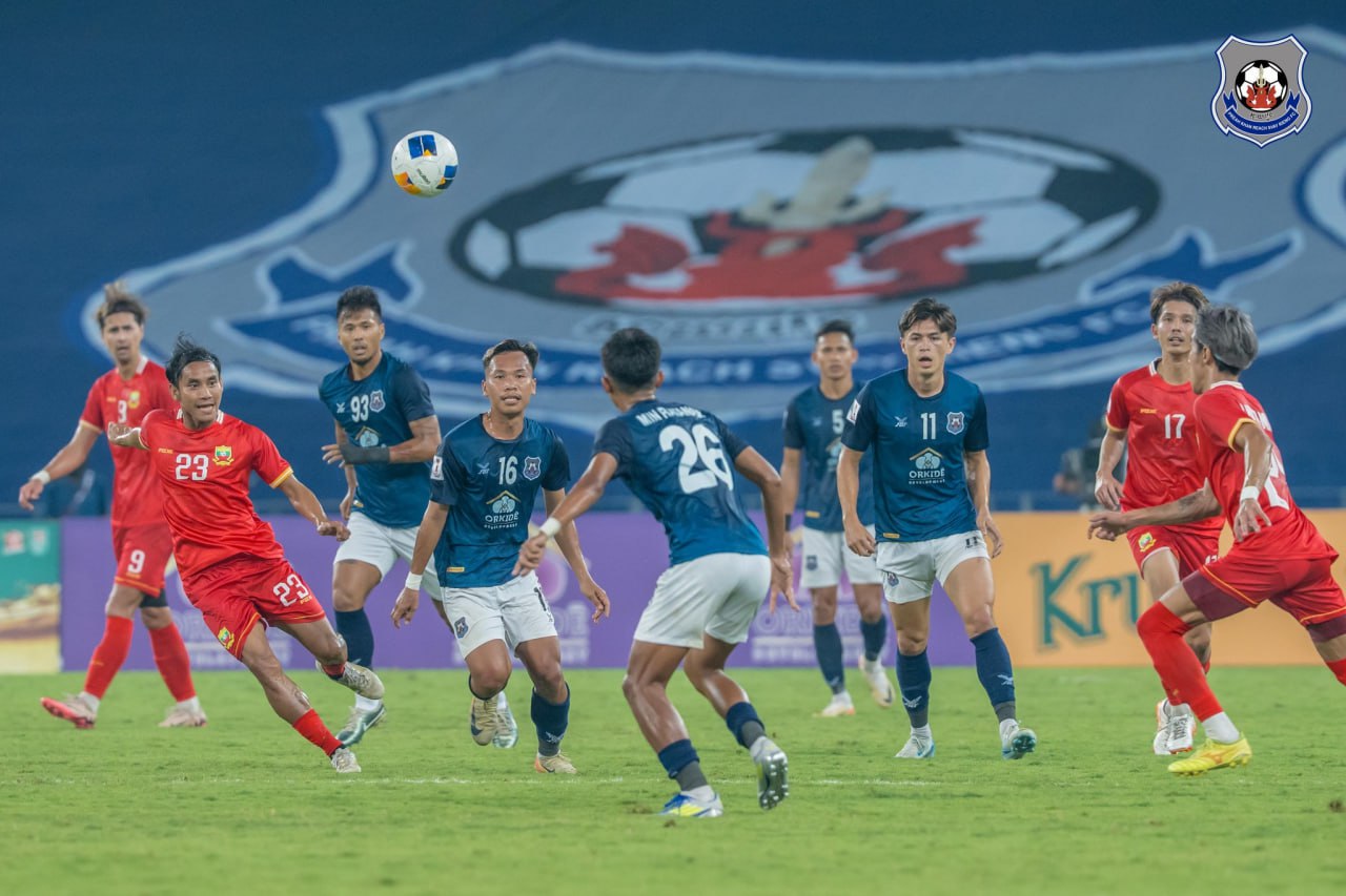 អបអរសាទរ! ក្រុមក្រុមព្រះខ័នរាជស្វាយរៀង យកឈ្នះ Shan United ដោយលទ្ធផល ៦-២