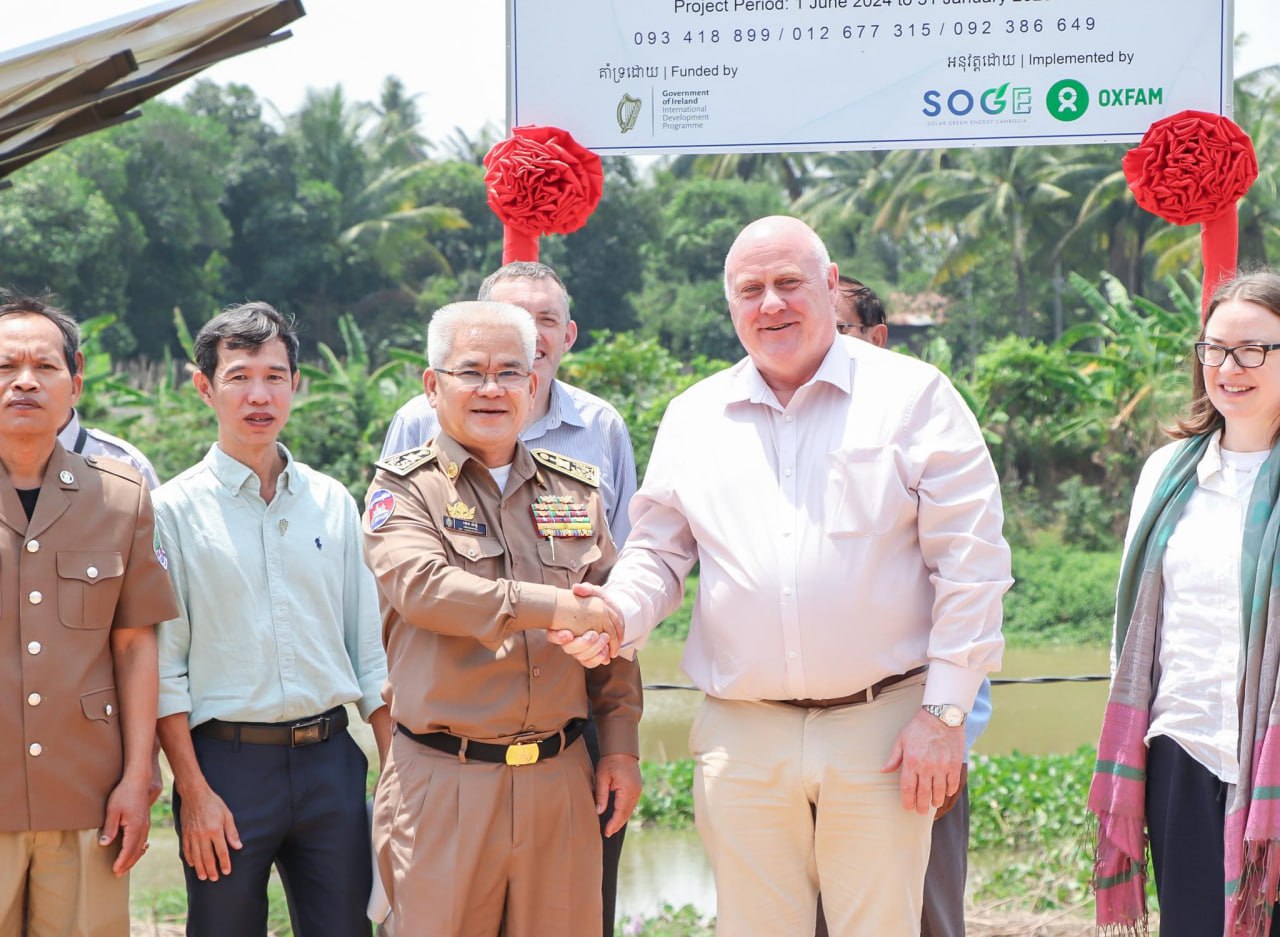 រដ្ឋមន្ត្រីកសិកម្មអៀរឡង់ផ្តល់មូលនិធិចំនួន ៨០ម៉ឺនអឺរ៉ូ សម្រាប់កម្មវិធី អាកាសធាតុក្នុងឆ្នាំ ២០២៥នៅកម្ពុជា