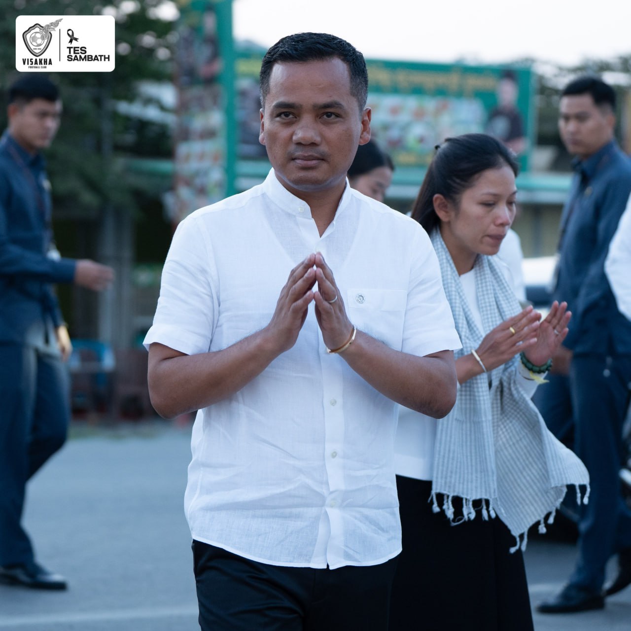 ឯកឧត្តមអភិសន្តិបណ្ឌិត ស សុខា និងលោកជំទាវ កែ សួនសុភី បានអញ្ជើញចូលរួមពិធីបុណ្យសពរបស់កីឡាករ ទេស សម្បត្តិ